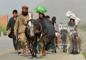 N. Waziristan-People fleeing the state terrorism4